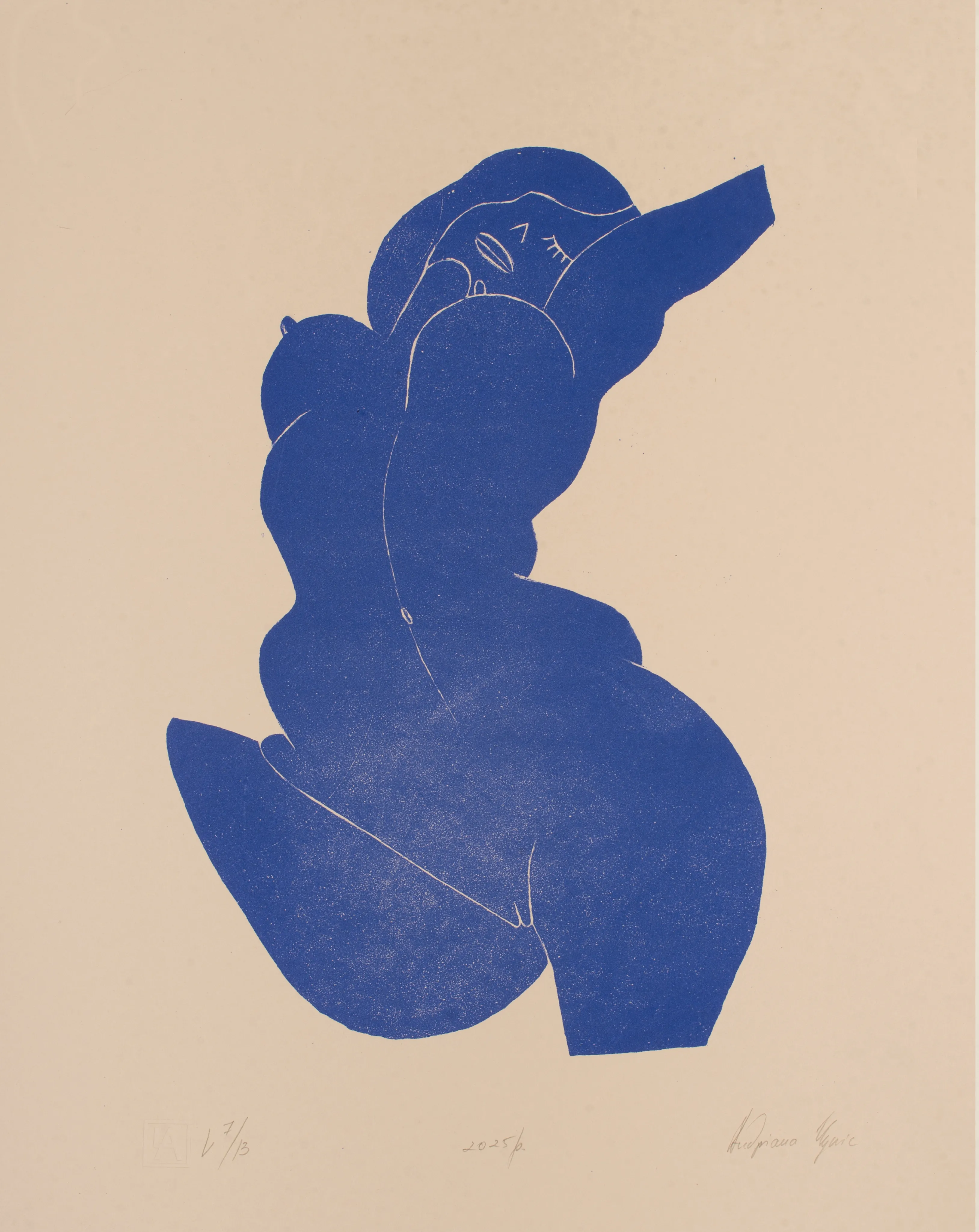 Зображення "Спокусниця" від Андріана Чуніс, розмір: 35х45 , матеріали: Папір fabriano 300г, медіум: Графіка, місто: Львів, серія: Літографія, ціна: €165 Фото 2 з 3.