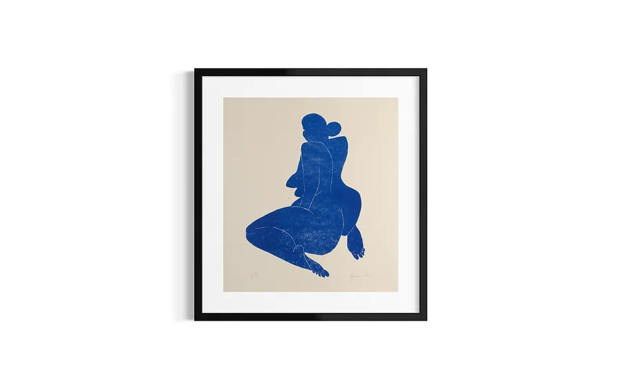 Зображення "Blue #2" від Андріана Чуніс, розмір: 40х50, матеріали: Графіка, папір, медіум: Графіка, серія: Літографія, ціна: €165