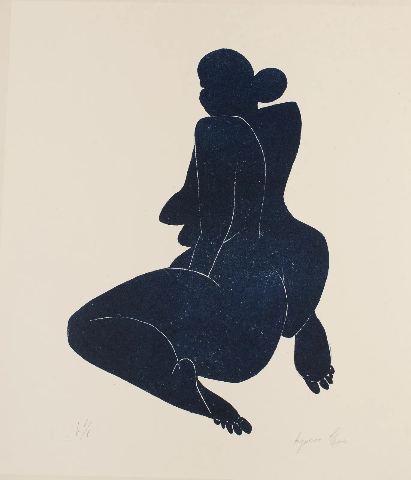 Зображення "Black #2" від Андріана Чуніс, розмір: 40х50, матеріали: Графіка, папір, медіум: Графіка, серія: Літографія, ціна: €165 (≈ 8 503 грн) Фото 2 з 2.