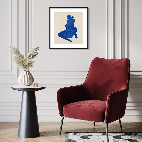 Зображення "Blue #2" від Андріана Чуніс, розмір: 40х50, матеріали: Графіка, папір, медіум: Графіка, серія: Літографія, ціна: €165 Фото 3 з 3.