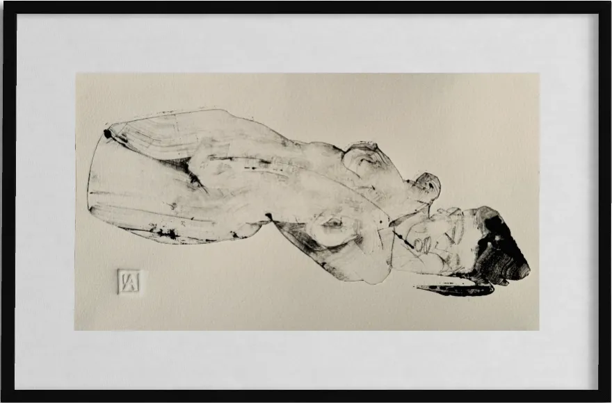 Зображення "Монотипія" від Андріана Чуніс, розмір: 20х35, матеріали: Суха голка, монотипія, медіум: Графіка, місто: Львів, ціна: €120 Фото 3 з 3.