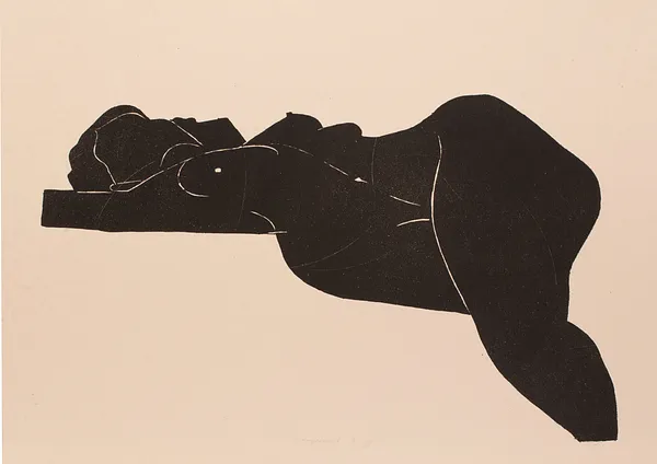 Зображення "Проблемна жінка" від Андріана Чуніс, розмір: 40х50, матеріали: графіка на папері Fabriano 300g, медіум: Графіка, серія: Літографія, ціна: €165 Фото 2 з 2.