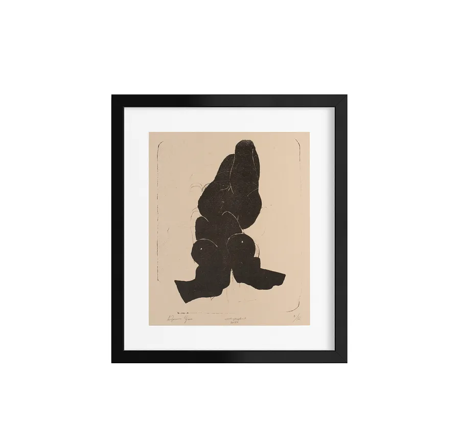 Зображення "Black #1" від Андріана Чуніс, розмір: 25х32, матеріали: графіка на папері, медіум: Графіка, серія: Літографія, ціна: €120