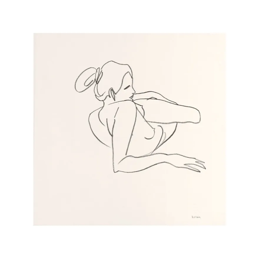 Зображення "Начерк #2" від Андріана Чуніс, розмір: 30х30, матеріали: папір, олівець, медіум: Начерки, ціна: €50