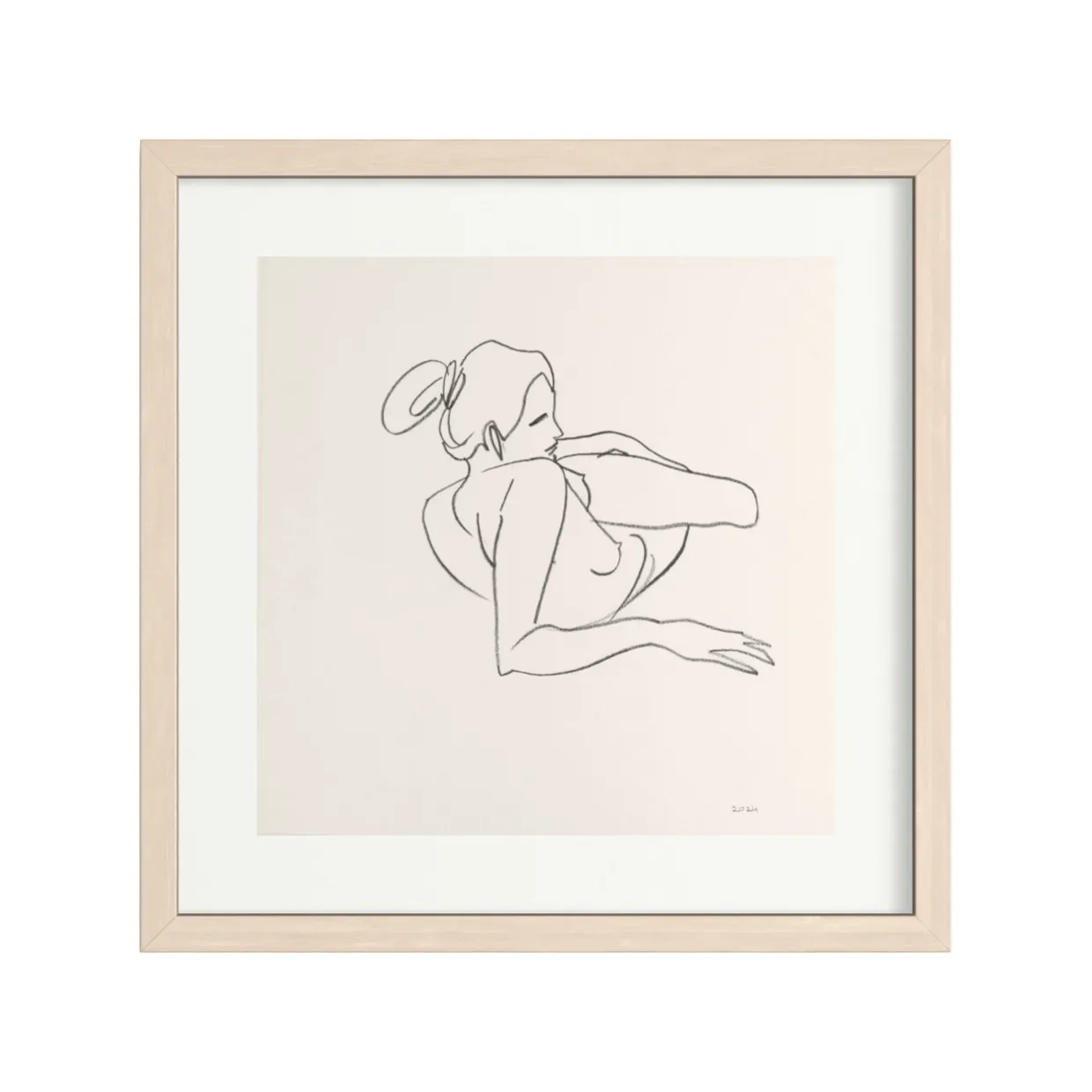 Зображення "Начерк #2" від Андріана Чуніс, розмір: 30х30, матеріали: папір, олівець, медіум: Начерки, ціна: €50 Фото 2 з 2.