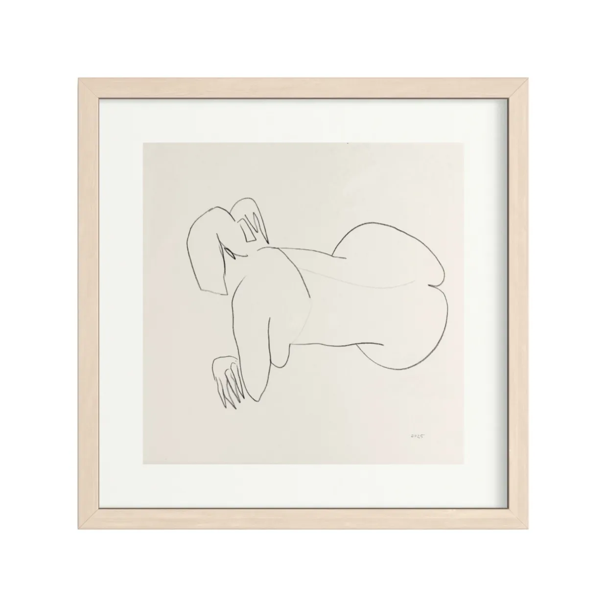 Зображення "Начерк  #1" від Андріана Чуніс, розмір: 30х30, матеріали: папір, олівець, медіум: Начерки, ціна: €50 Фото 2 з 2.