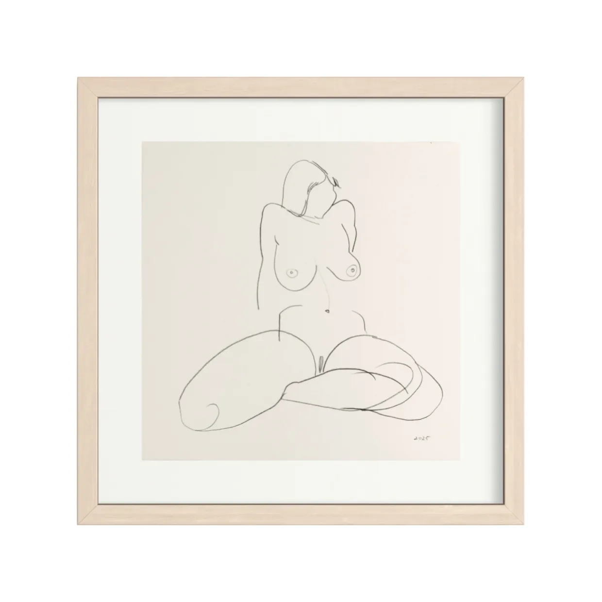 Зображення "Начерк #3" від Андріана Чуніс, розмір: 30x30, матеріали: папір, олівець, медіум: Начерки, ціна: €50 Фото 2 з 2.