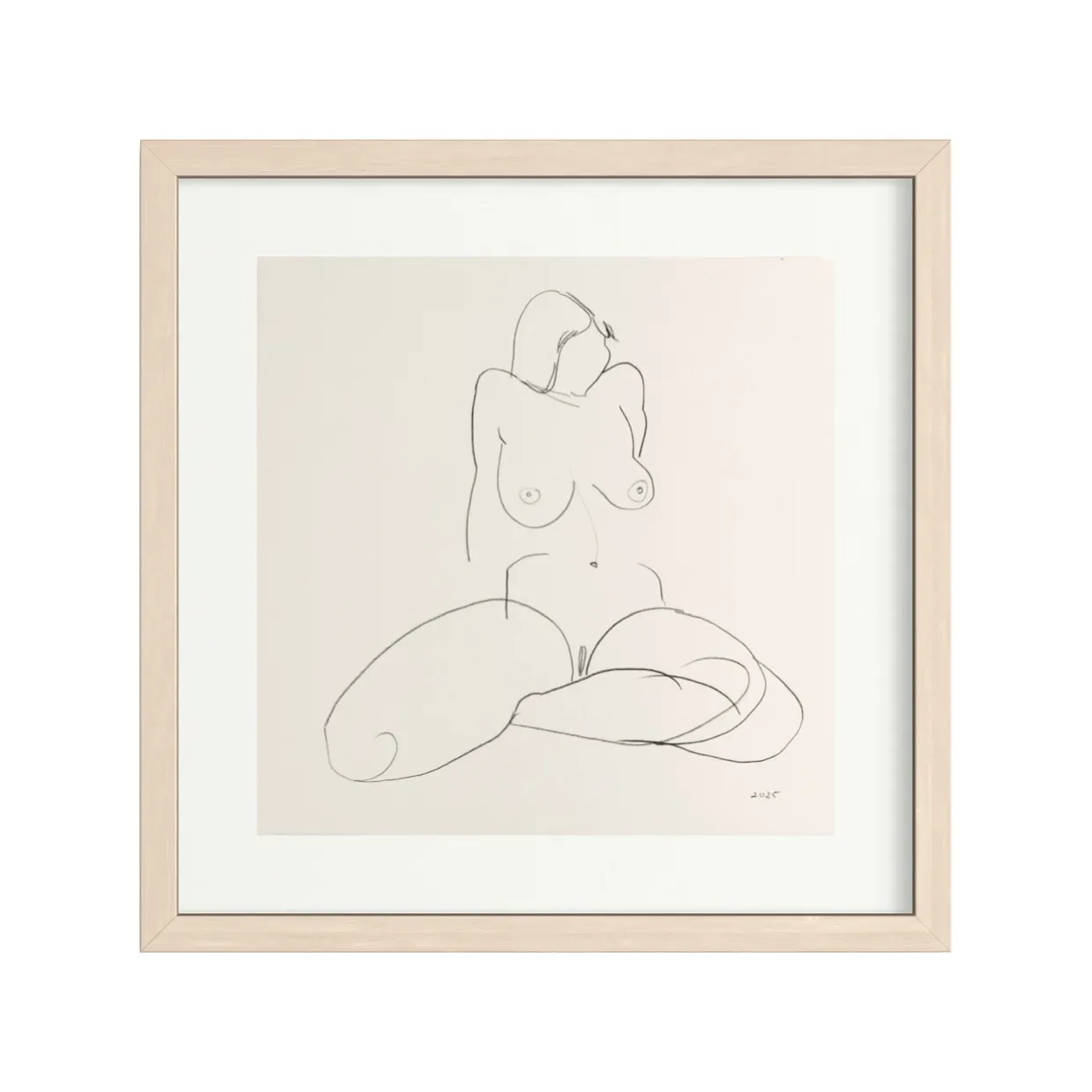 Зображення "Начерк #3" від Андріана Чуніс, розмір: 30x30, матеріали: папір, олівець, медіум: Начерки, ціна: €50 Фото 2 з 2.