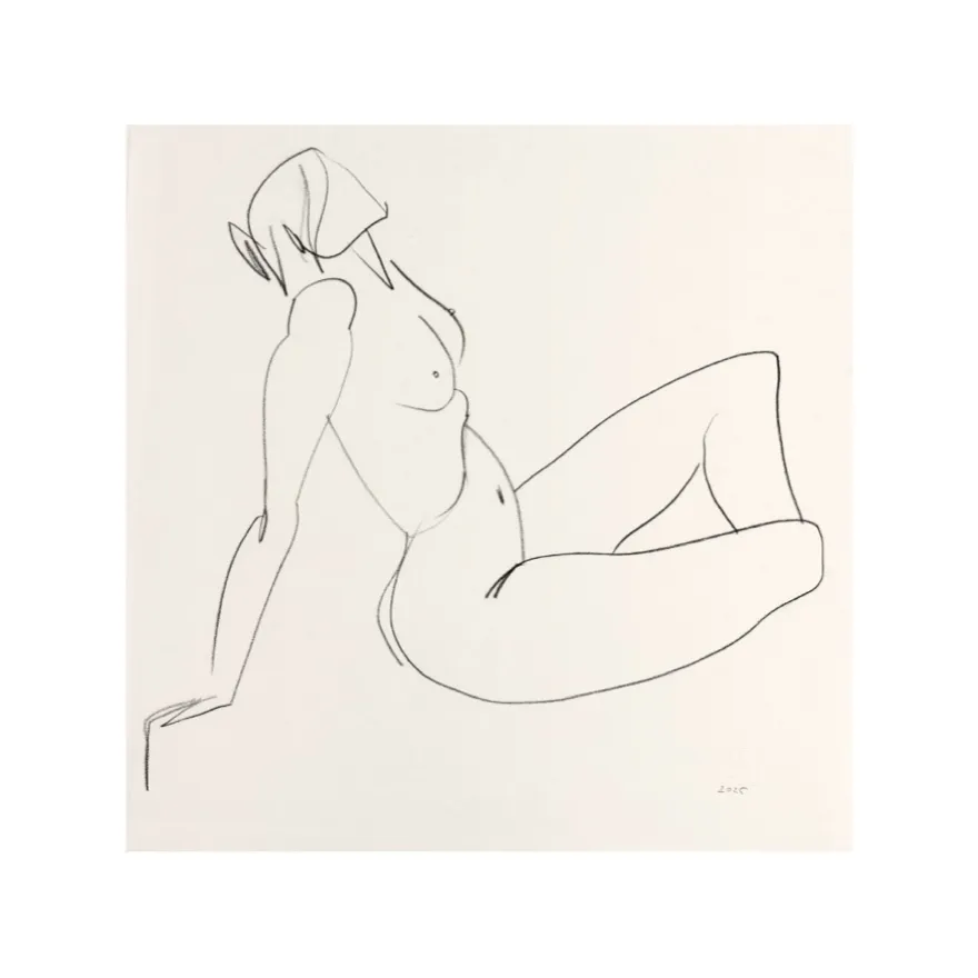 Зображення "Начерк #8" від Андріана Чуніс, розмір: 30х30, матеріали: папір, олівець, медіум: Начерки, ціна: €50 Фото 1 з 2.