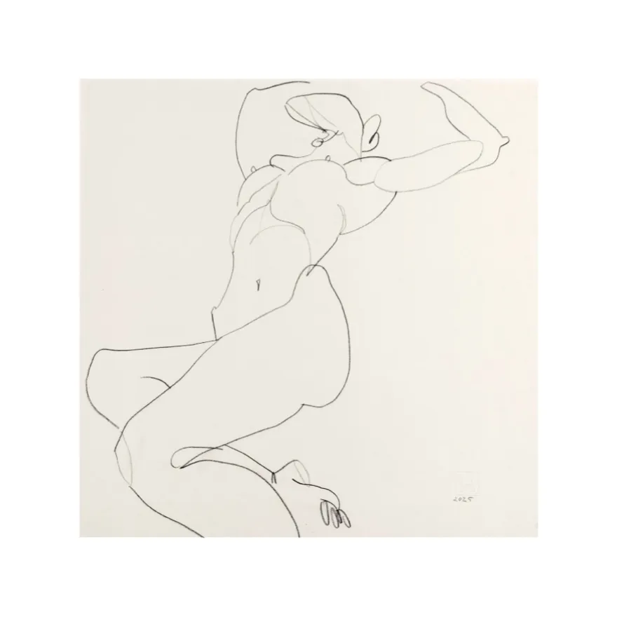 Зображення "Начерк #9" від Андріана Чуніс, розмір: 30х30, матеріали: папір, олівець, медіум: Начерки, ціна: €50 Фото 1 з 2.