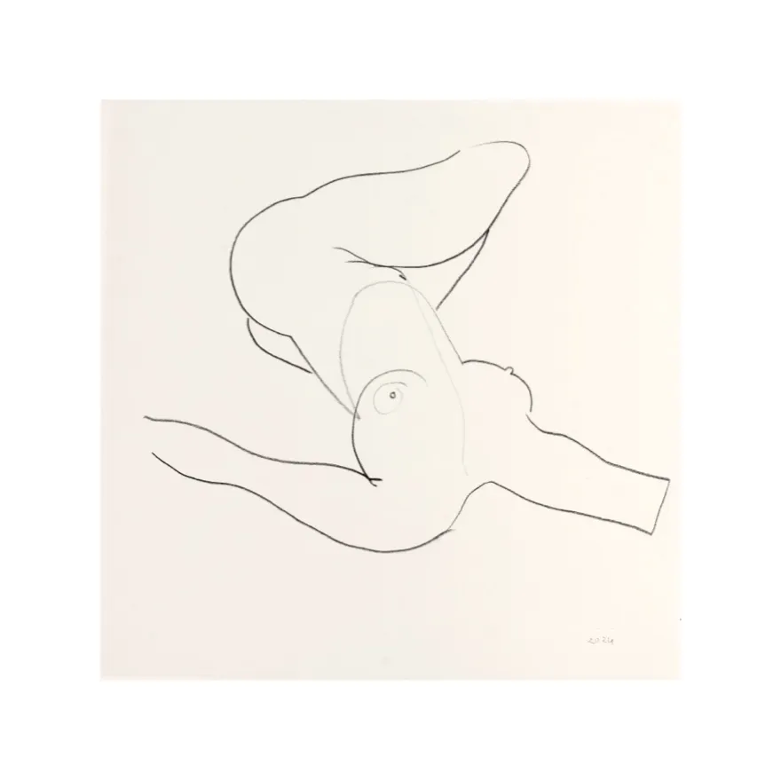 Зображення "Начерк #10" від Андріана Чуніс, розмір: 30х30, матеріали: папір, олівець, медіум: Начерки, ціна: €50 Фото 1 з 2.