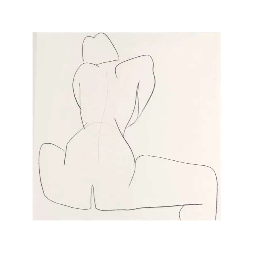 Зображення "Начерк #5 " від Андріана Чуніс, розмір: 30х30, матеріали: папір, олівець, медіум: Начерки, ціна: €50