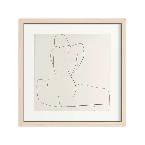 Зображення "Начерк #5 " від Андріана Чуніс, розмір: 30х30, матеріали: папір, олівець, медіум: Начерки, ціна: €50 Фото 2 з 2.