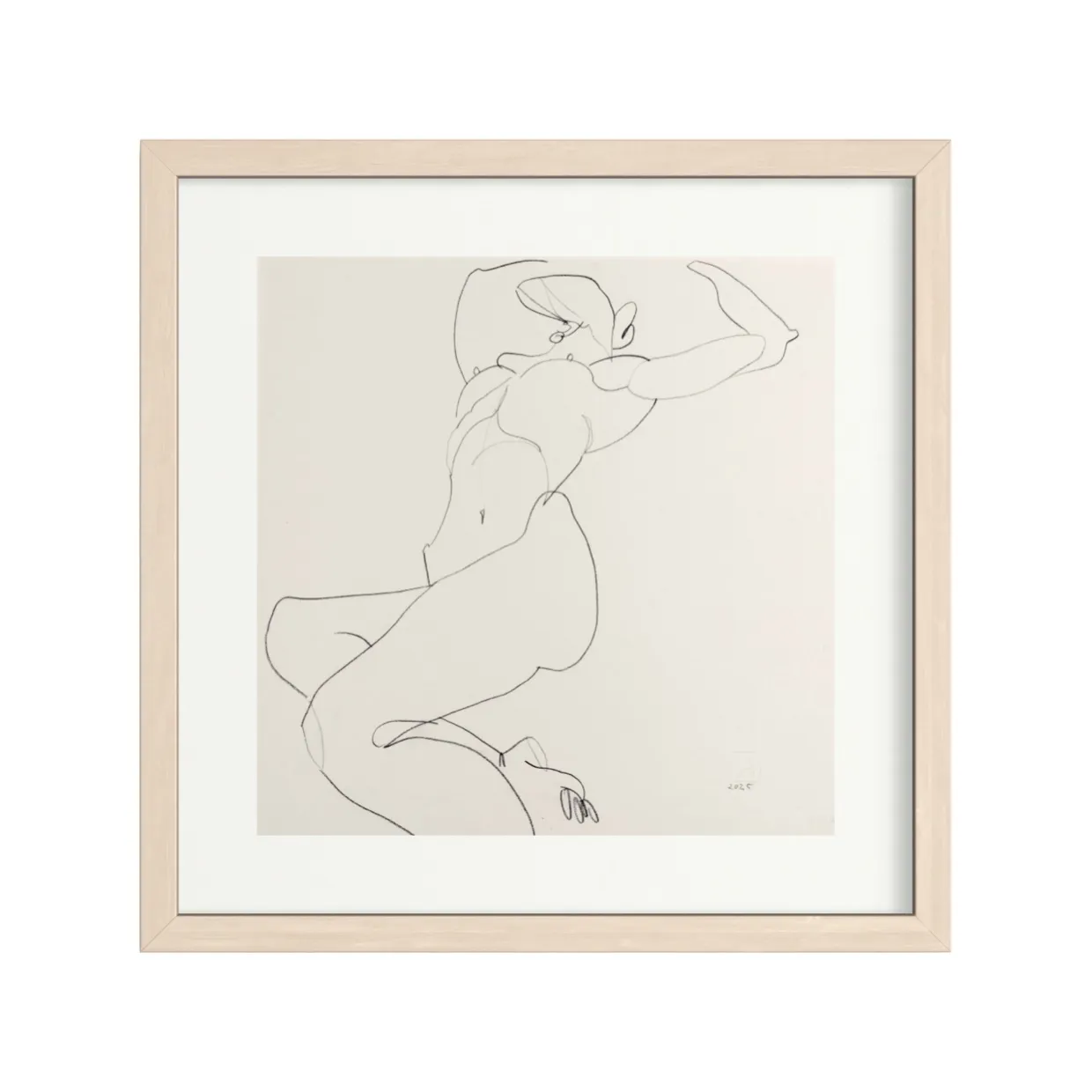 Зображення "Начерк #9" від Андріана Чуніс, розмір: 30х30, матеріали: папір, олівець, медіум: Начерки, ціна: €50 Фото 2 з 2.