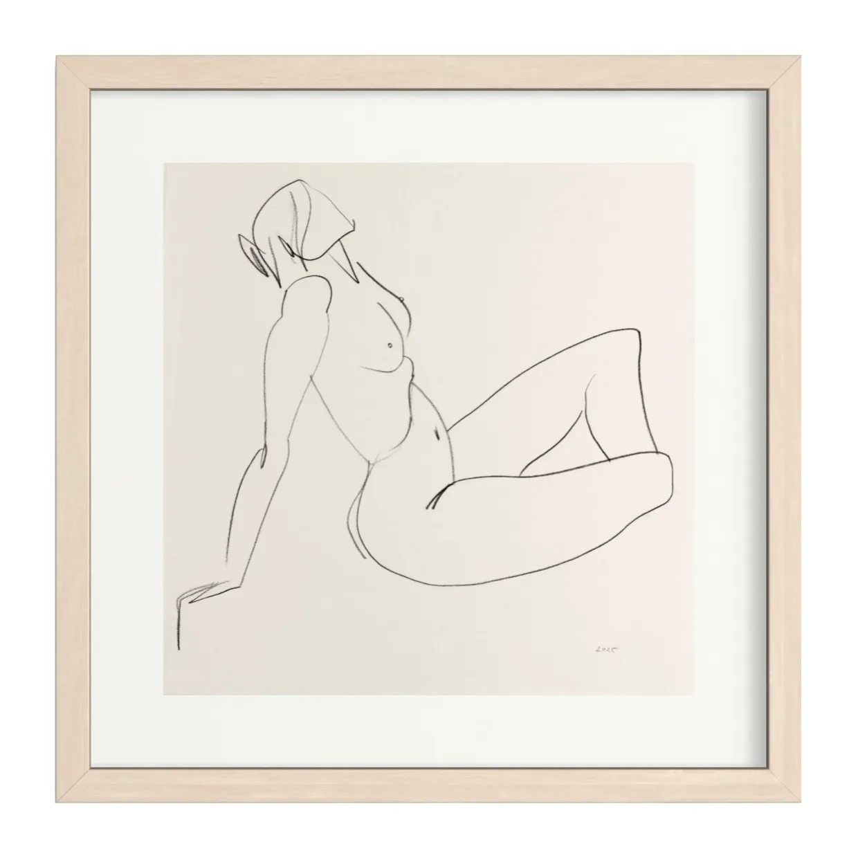 Зображення "Начерк #8" від Андріана Чуніс, розмір: 30х30, матеріали: папір, олівець, медіум: Начерки, ціна: €50 Фото 2 з 2.