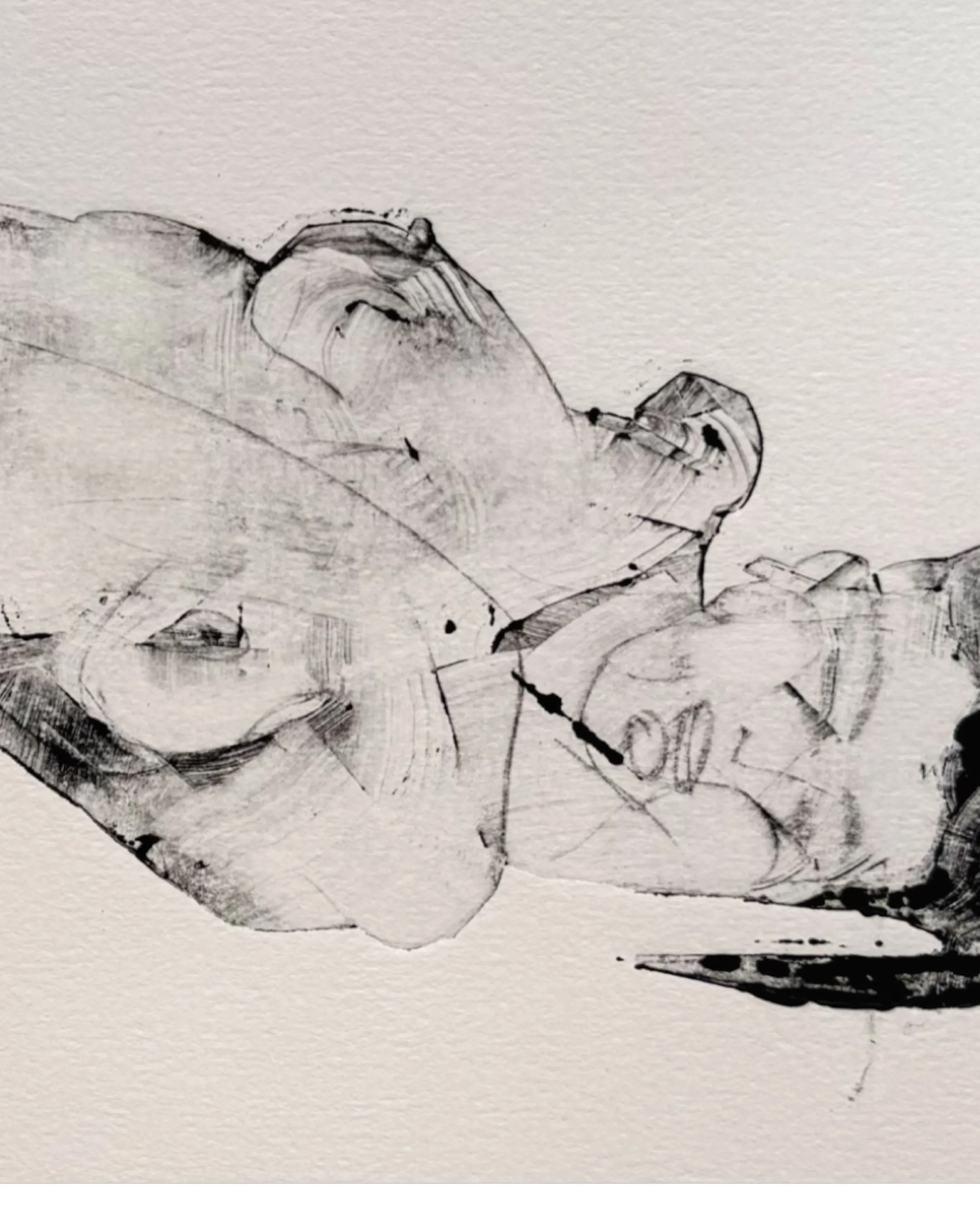 Зображення "Насолода" від Андріана Чуніс, розмір: 20х40, матеріали: Суха голка, монотипія, місто: Львів, ціна: €125 Фото 4 з 9.