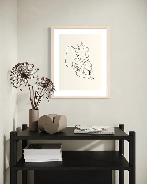 Зображення "Пара №2" від Андріана Чуніс, розмір: 30х40, матеріали: принт на папері, медіум: Принти, місто: Львів, серія: Шовкодрук, ціна: €35 Фото 2 з 5.