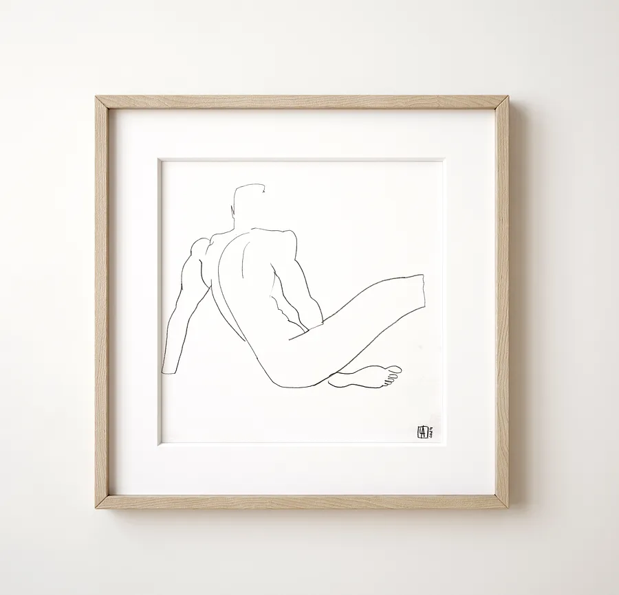 Зображення "AV2A0838 copy FRAMED" від Андріана Чуніс, розмір: 30x30, матеріали: Папір Fabriano, олівець 8-10b, медіум: Скетчі, ціна: €60