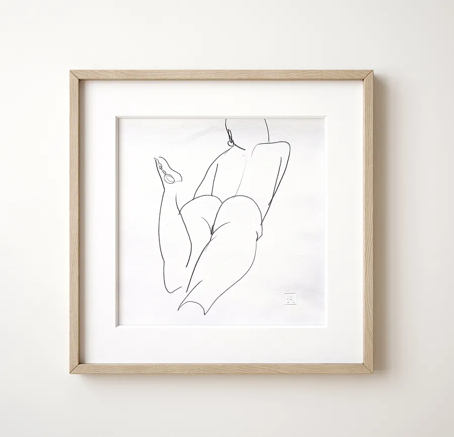 Зображення "AV2A0857 copy framed" від Андріана Чуніс, розмір: 30x30, матеріали: Папір Fabriano, олівець 8-10b, медіум: Скетчі, ціна: €60