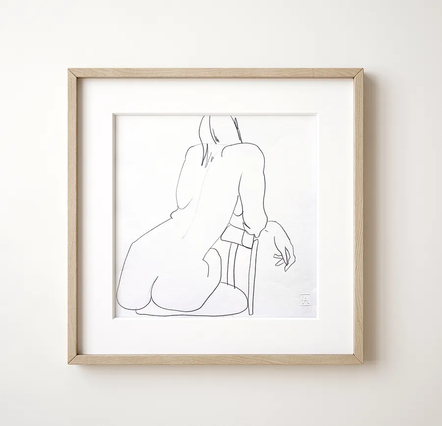 Зображення "AV2A0789 copy framed" від Андріана Чуніс, розмір: 30x30, матеріали: Папір Fabriano, олівець 8-10b, медіум: Скетчі, ціна: €60