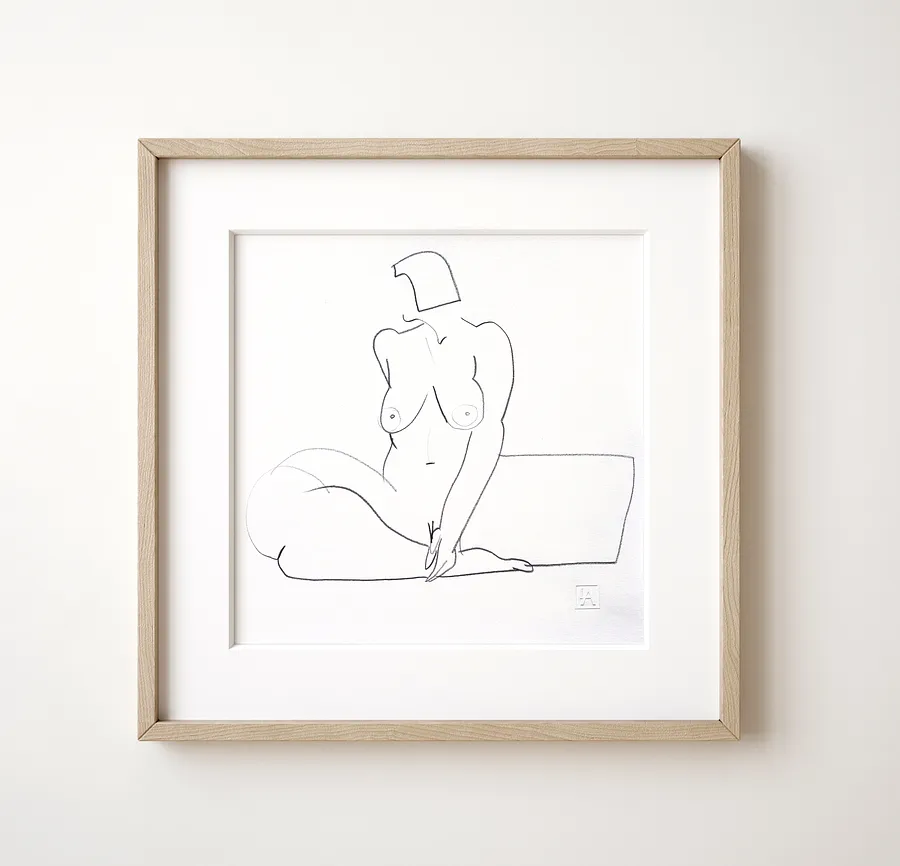 Зображення "shutterstock 2159550271 framed" від Андріана Чуніс, розмір: 30x30, матеріали: Папір Fabriano, олівець 8-10b, медіум: Скетчі, ціна: €60